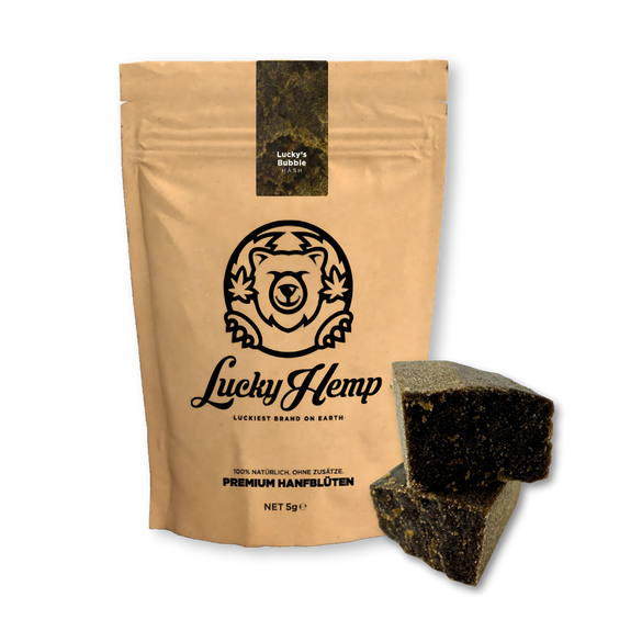 Hash Bubble de Lucky con 40 % de CBD