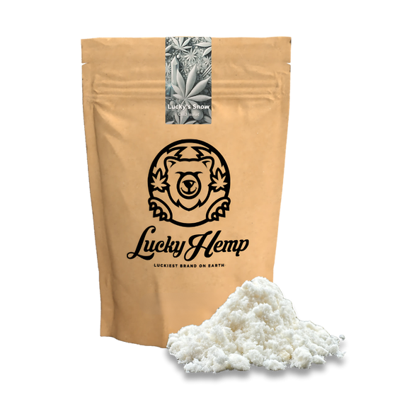 Lucky&#39;s Snow 99.9% CBD flowers Lucky Hemp