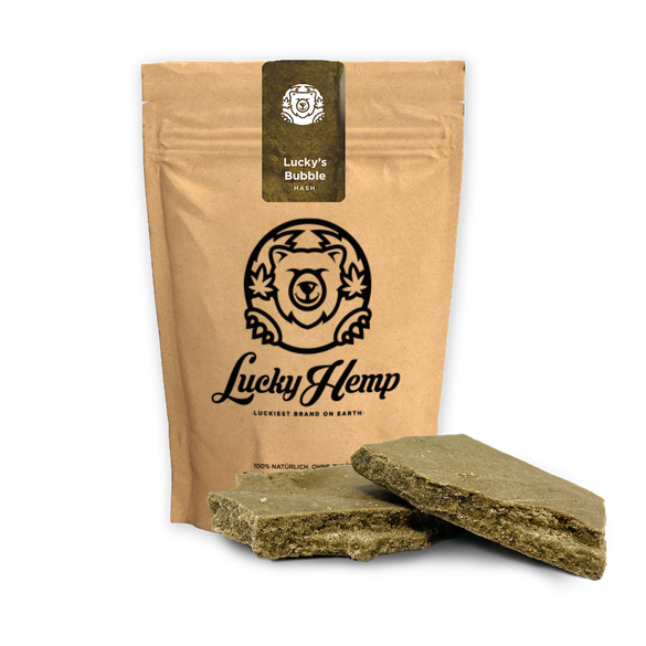 Lucky&#39;s Bubble Hash 40% CBD flowers Lucky Hemp   